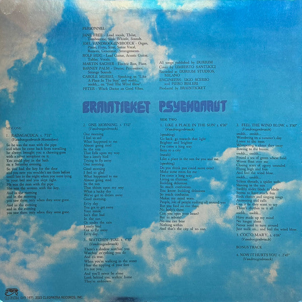 Brainticket : Psychonaut (LP, Album, Ltd, RE, RM, Red)