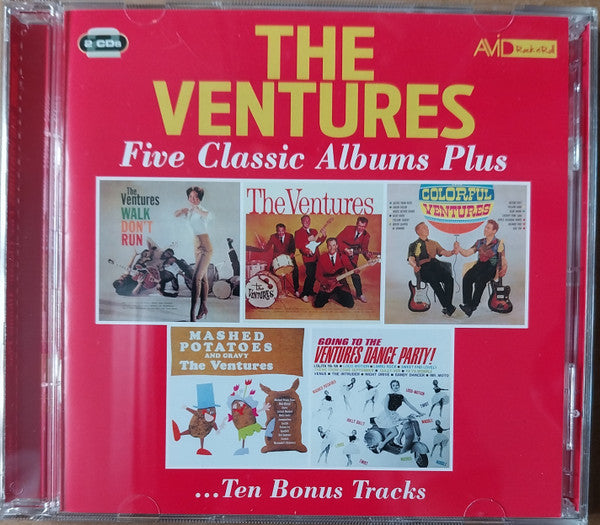 The Ventures : Five Classic Albums Plus...Ten Bonus Tracks (2xCD, Album, Comp)