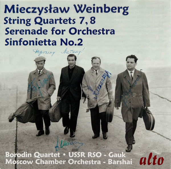 Mieczysław Weinberg, Borodin Quartet*, USSR RSO*, Alexander Gauk, Moscow Chamber Orchestra, Rudolf Barshai : String Quartets 7, 8, Serenade For Orchestra, Sinfonietta No.2 (CD, Comp)