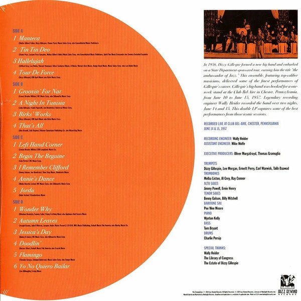 Dizzy Gillespie Big Band : Live In Chester (2xLP, S/Edition, Cre)