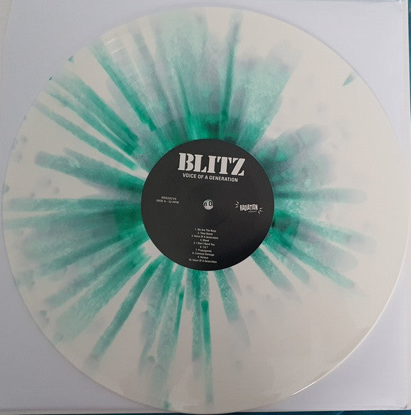 Blitz (3) : Voice Of A Generation (LP, Album, Amb, Ltd, RE, Whi)