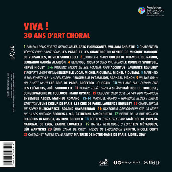 Various : Viva ! – 30 Ans D'Art Choral (CD, Comp)