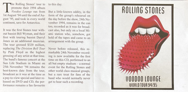 The Rolling Stones : The Miami Soundcheck (CD, Unofficial)