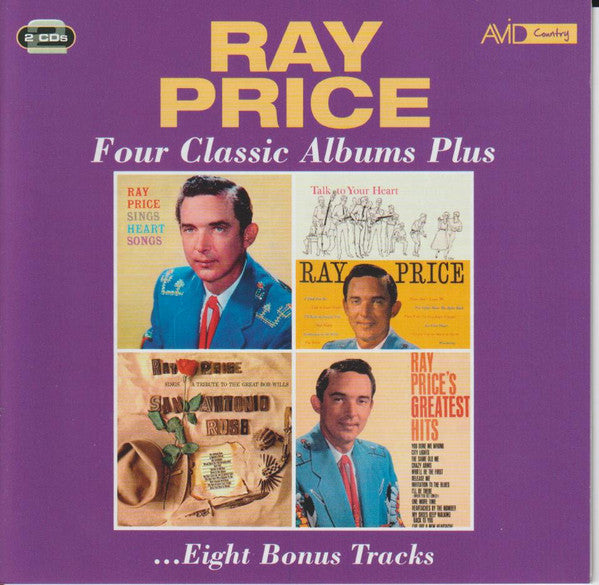 Ray Price : Four Classic Albums Plus (2xCD, Comp, RM)