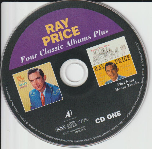 Ray Price : Four Classic Albums Plus (2xCD, Comp, RM)