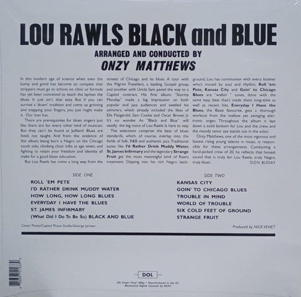 Lou Rawls : Black And Blue (LP, Album)