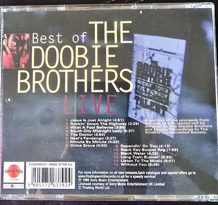 The Doobie Brothers : Best Of The Doobie Brothers Live (CD, Album, RE)