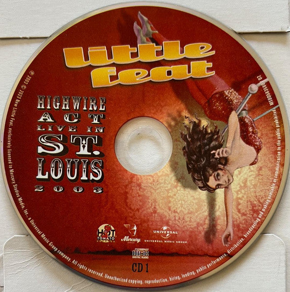 Little Feat : Highwire Act - Live In St. Louis 2003 (2xCD, Album, RE + Blu-ray, DTS)