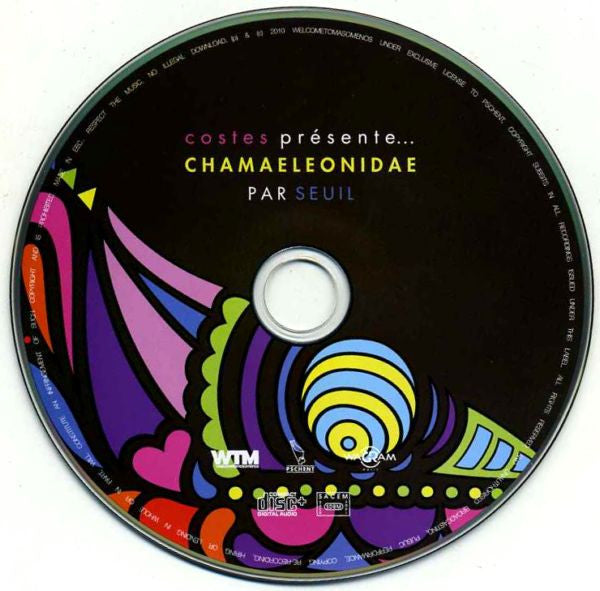 Seuil : Costes Présente... Chamaeleonidae Par Seuil (CD, Album, Mixed)