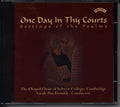 Sarah MacDonald (3) : One Day In Thy Courts - Settings Of The Psalms (CD)