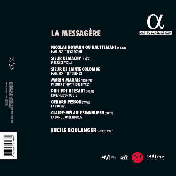 Lucile Boulanger : La Messagère (CD, Album)