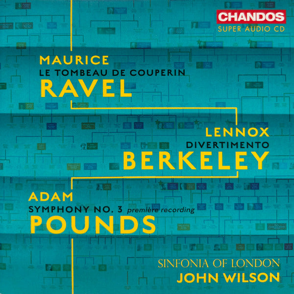 Maurice Ravel / Lennox Berkeley / Adam Pounds, Sinfonia Of London, John Wilson (15) : Le Tombeau de Couperin / Divertimento / Symphony No. 3 (SACD, Hybrid, Multichannel)