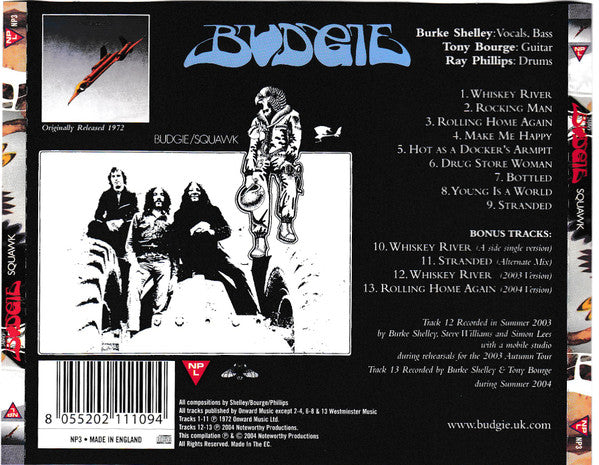 Budgie : Squawk (CD, Album, RE, RM)