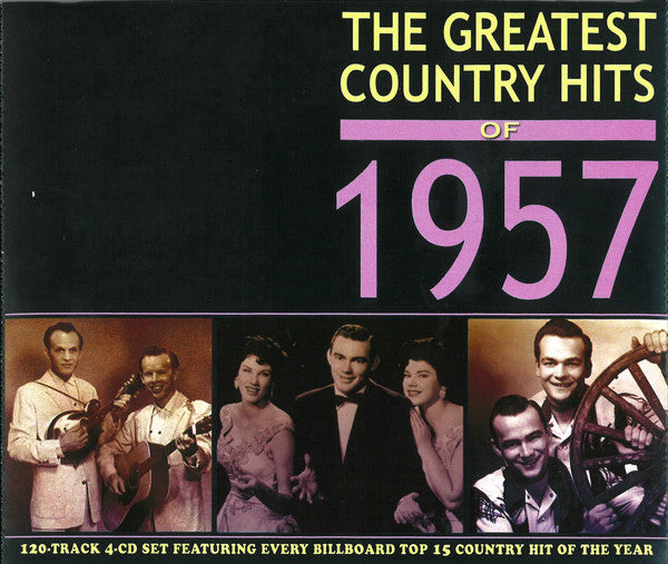 Various : The Greatest Country Hits Of 1957 (4xCD, Comp)