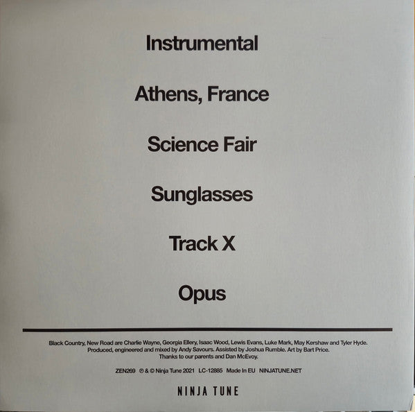 Black Country, New Road : For The First Time (LP, Album, RE, RP)