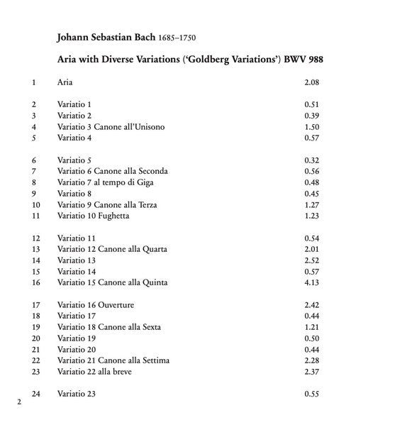 Johann Sebastian Bach, Daniel-Ben Pienaar : Goldberg Variations (CD)