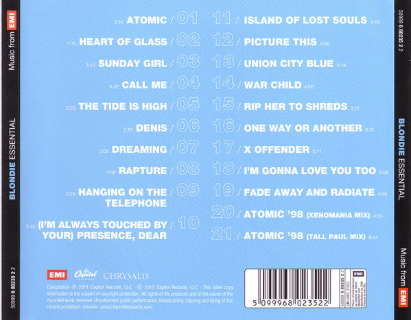 Blondie : Essential (CD, Comp)