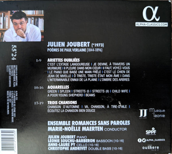 Julien Joubert (2), Ensemble Romances Sans Paroles, Marie-Noëlle Maerten : Ariettes Oubliées (CD, Album)