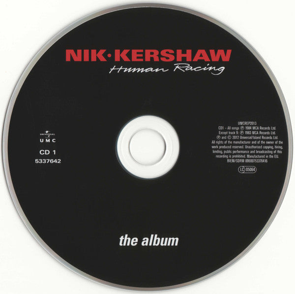 Nik Kershaw : Human Racing (CD, Album, RE + CD, Comp + RM, Exp)