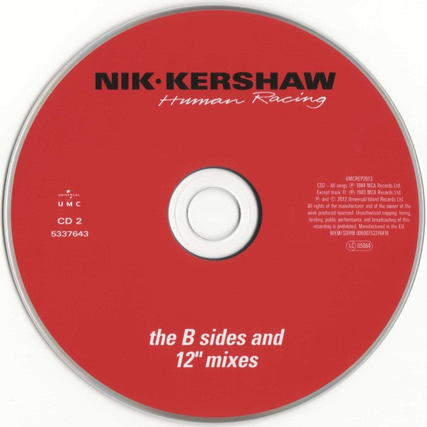 Nik Kershaw : Human Racing (CD, Album, RE + CD, Comp + RM, Exp)