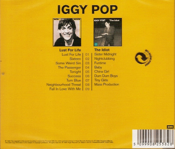 Iggy Pop : Lust For Life / The Idiot (2xCD, Album, Comp)