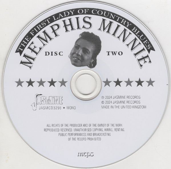 Memphis Minnie : The First Lady Of Country Blues (2xCDr, Comp, Mono)