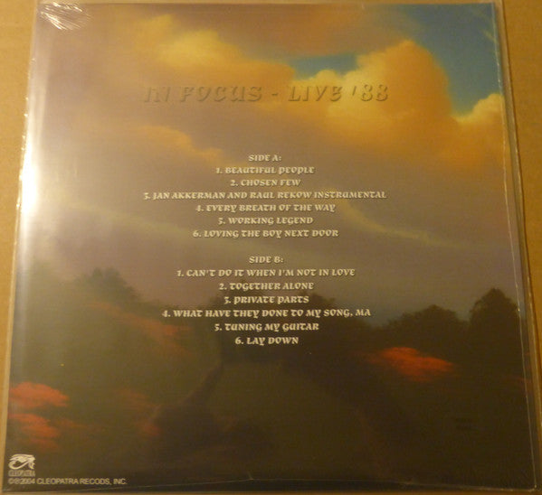 Melanie (2), Jan Akkerman : In Focus - Live '88 (LP, Album, Ltd, sky)