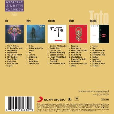 Toto : Original Album Classics (Box, Comp + CD, Album, RE + CD, Album, RE + CD, Al)