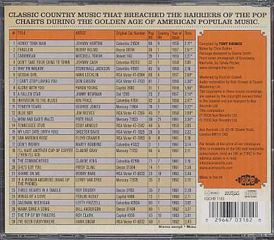 Various : The Golden Age Of American Popular Music - The Country Hits (CD, Comp, RM)