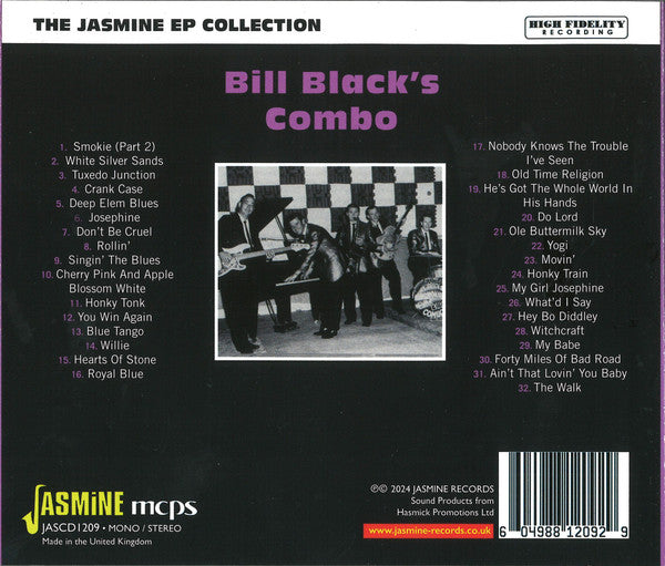 Bill Black's Combo : The Jasmine Ep Collection (CD, Comp)
