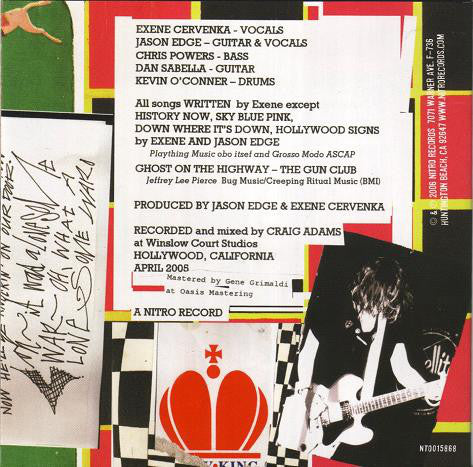 Exene Cervenka And Original Sinners (2) : Sev7en (CD, Album)
