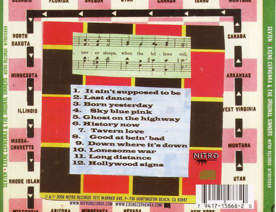 Exene Cervenka And Original Sinners (2) : Sev7en (CD, Album)