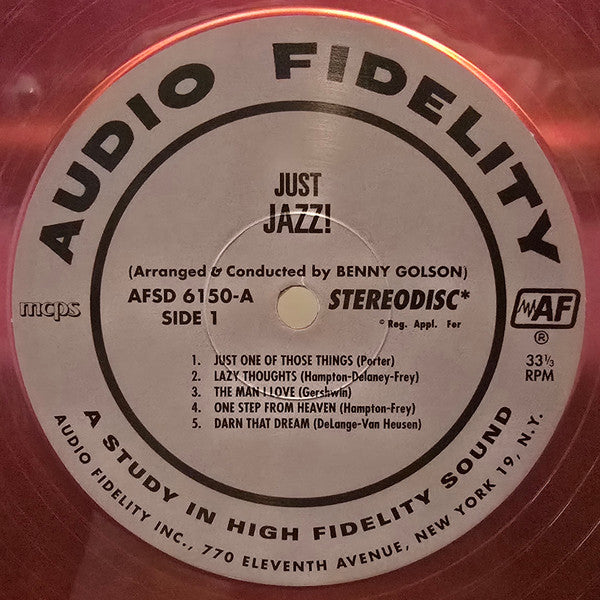 Benny Golson : Just Jazz! (LP, RE, Tra)
