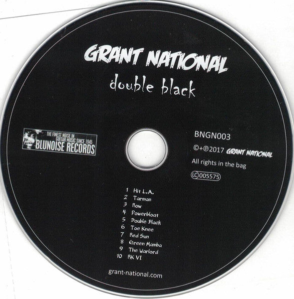 Grant National : Double Black (CD, Album)