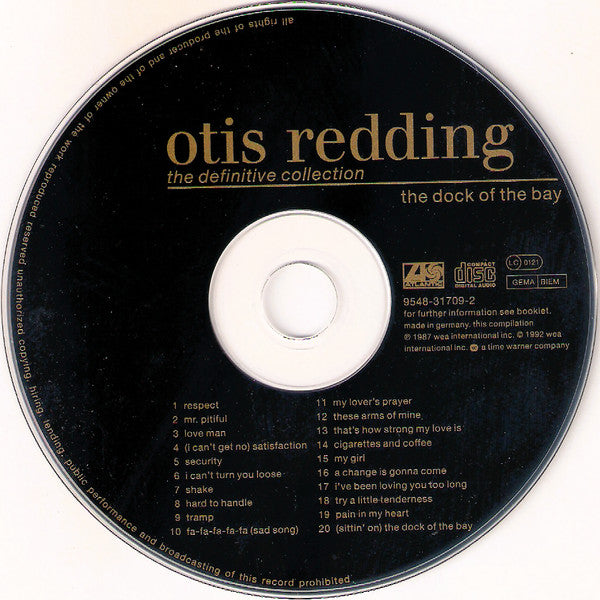 Otis Redding : The Dock Of The Bay - The Definitive Collection (CD, Comp, Mono, RE)