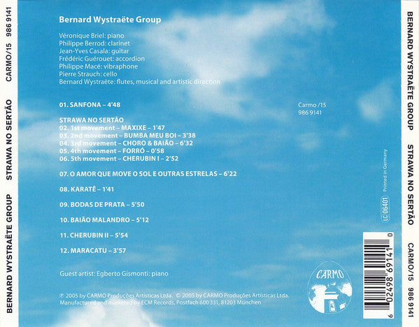 Bernard Wystraëte Group : Strawa No Sertão (CD, Album)