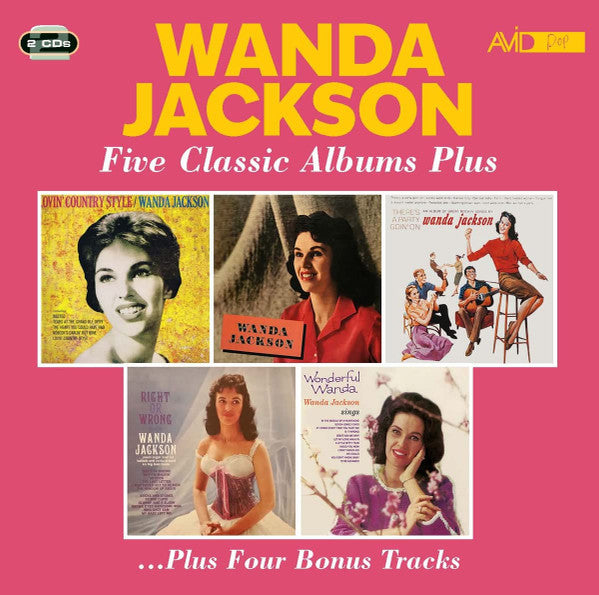 Wanda Jackson : Five Classic Albums Plus (2xCD, Comp)