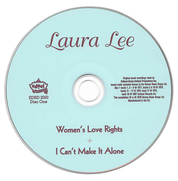 Laura Lee : Women's Love Rights + I Can't Make It Alone + Two Sides Of Laura Lee ... Plus (2xCD, Comp)