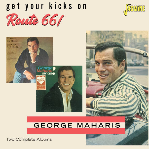 George Maharis : Get Your Kicks On Route 66! (CD, Comp, Mono)