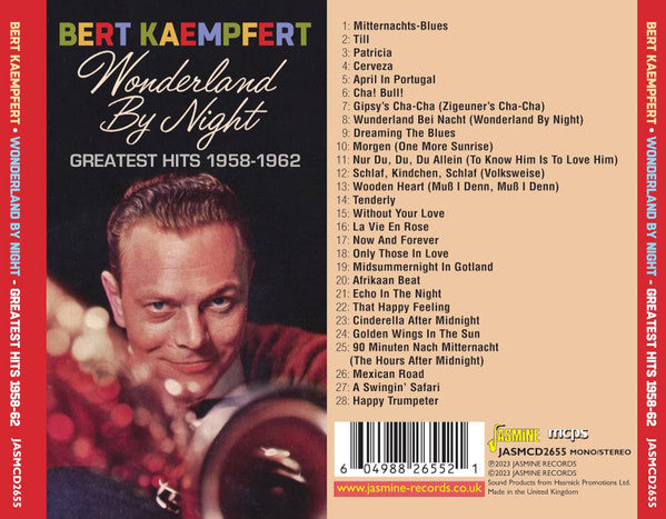 Bert Kaempfert : Wonderland By Night – Greatest Hits – 1958-1962 (CD, Comp)