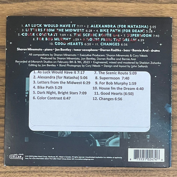 Sharon Minemoto : Dark Night, Bright Stars (CD, Album)