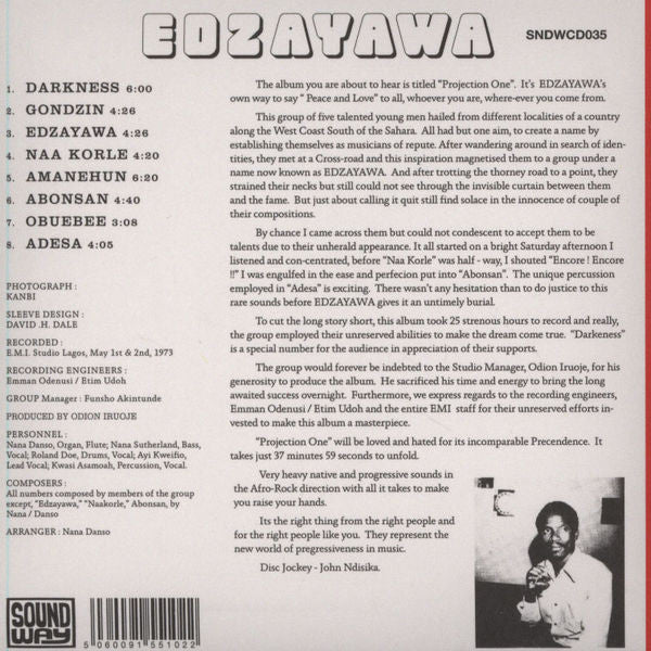 Edzayawa : Projection One (CD, Album, RE)
