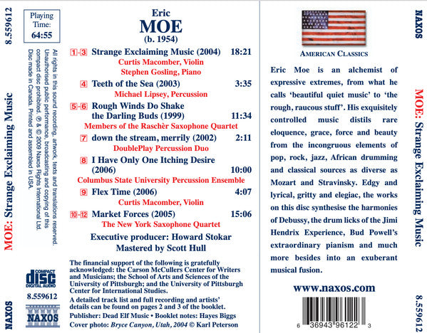 Eric Moe (2) : Strange Exclaiming Music (CD)
