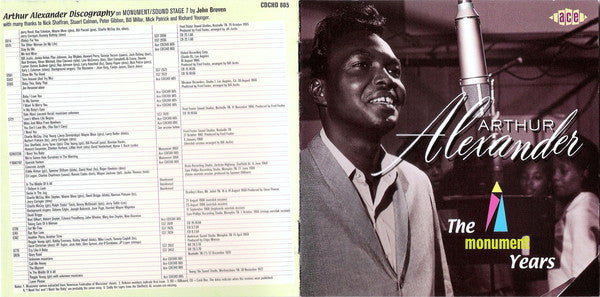Arthur Alexander : The Monument Years (CD, Comp, RE, Sou)
