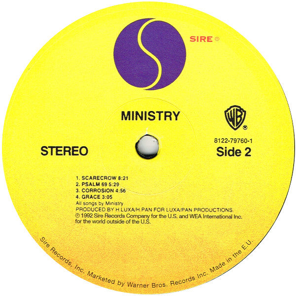 Ministry : ΚΕΦΑΛΗΞΘ (LP, Album, RE, 180)