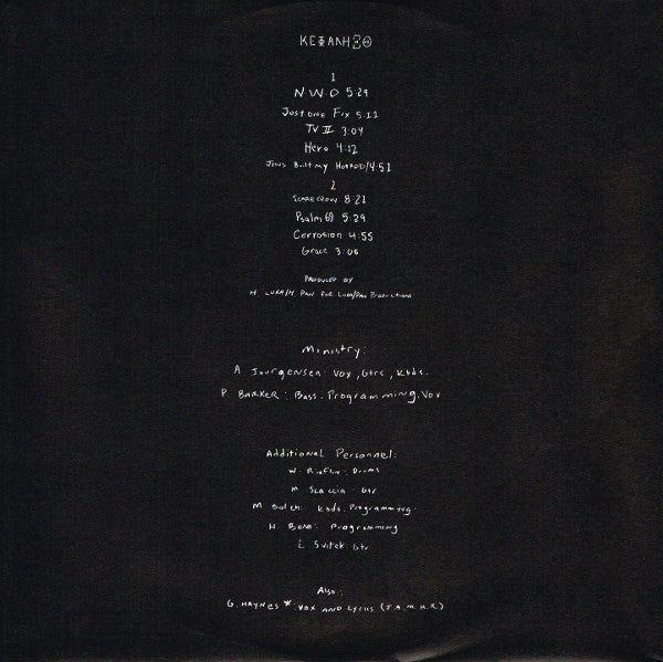 Ministry : ΚΕΦΑΛΗΞΘ (LP, Album, RE, 180)