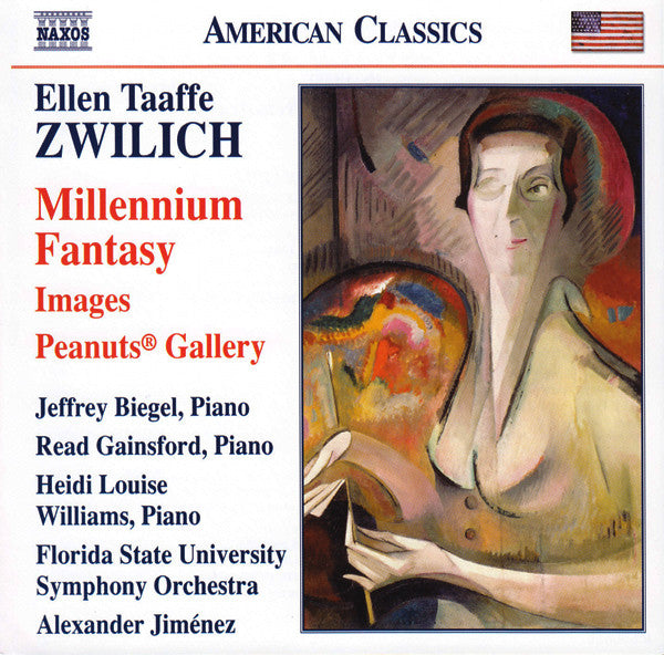 Ellen Taaffe Zwilich, Jeffrey Biegel, Read Gainsford, Heidi Louise Williams, Florida State University Symphony Orchestra, Alexander Jiménez : Millennium Fantasy / Images / Peanuts® Gallery (CD, Album)