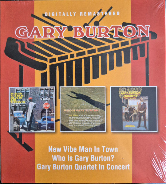 Gary Burton : New Vibe Man In Town / Who Is Gary Burton? / In Concert (CD, Album, Comp, RE, RM + CD, Album, RE, RM + Comp)
