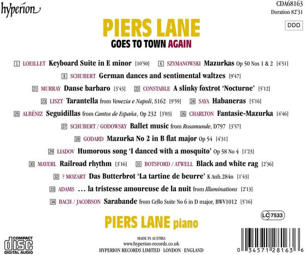 Piers Lane : Goes To Town Again (CD)