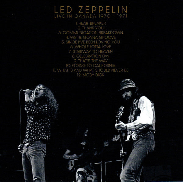 Led Zeppelin : Live In Canada 1970-1971 (CD, Album, Unofficial)